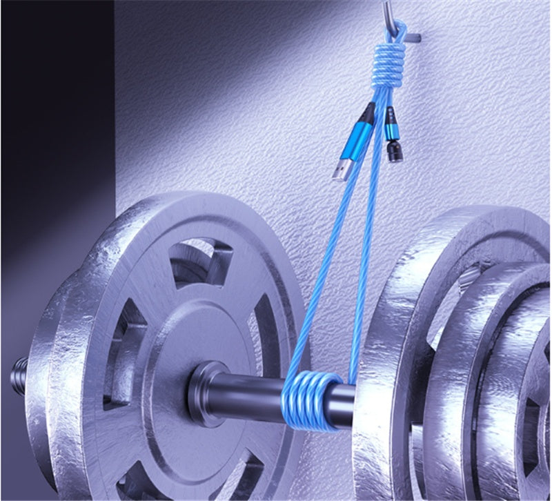 540° Rotate Magnetic Glow Cable