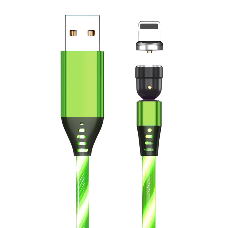 540° Rotate Magnetic Glow Cable