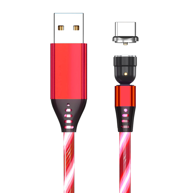 540° Rotate Magnetic Glow Cable