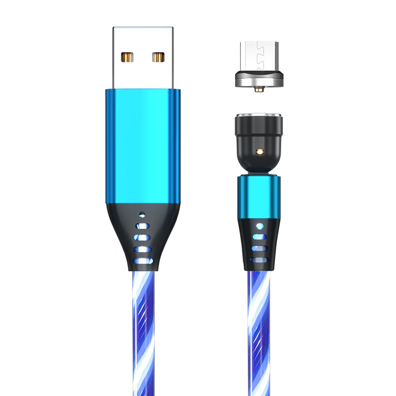540° Rotate Magnetic Glow Cable