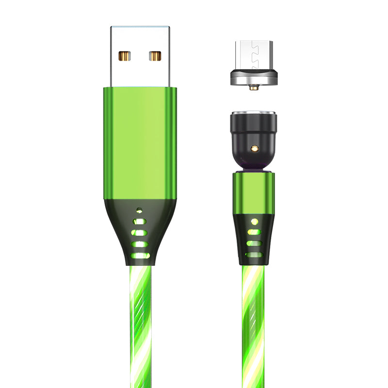 540° Rotate Magnetic Glow Cable