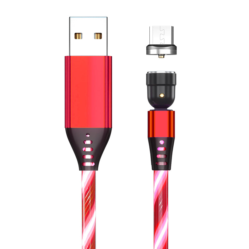 540° Rotate Magnetic Glow Cable